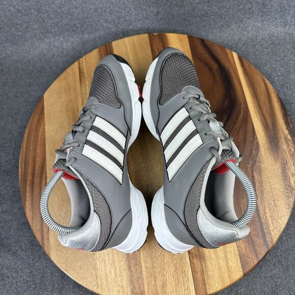 Adidas Mens 7.5 Tech Response 4.0 Spiked Golf Shoes Gray White Q47083 - Picture 10 of 12